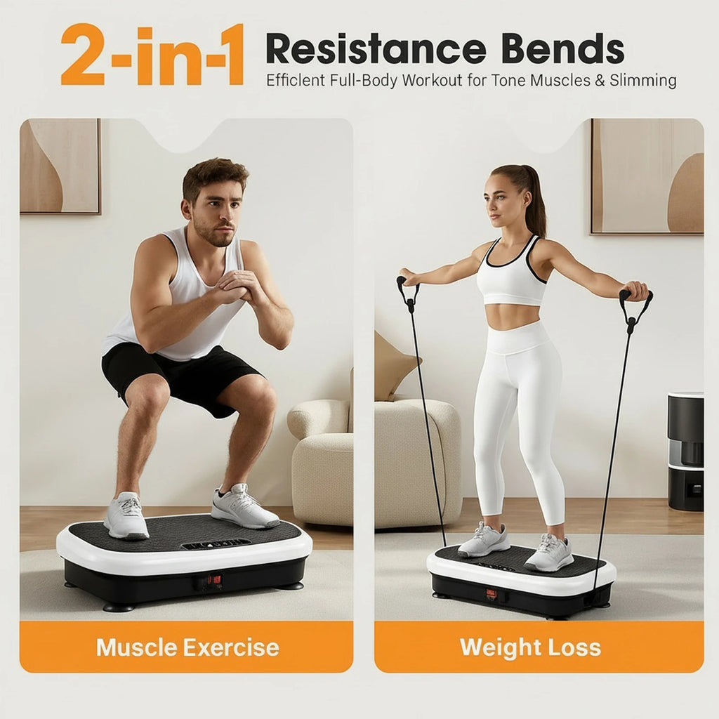 Fat Shaking Machine Bluetooth Full Body Fat-Burning Adjustable Speed Workout Vibrate Stand For Home Training & Fitness Equipment