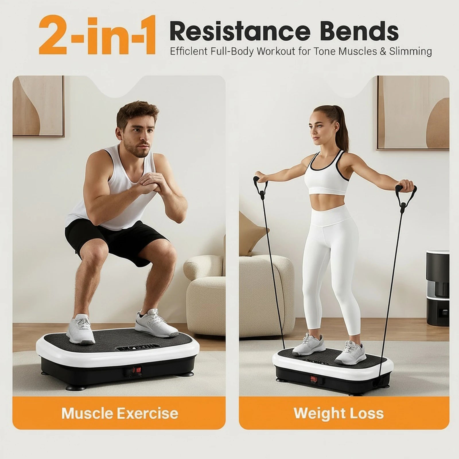 Fat Shaking Machine Bluetooth Full Body Fat-Burning Adjustable Speed Workout Vibrate Stand For Home Training & Fitness Equipment