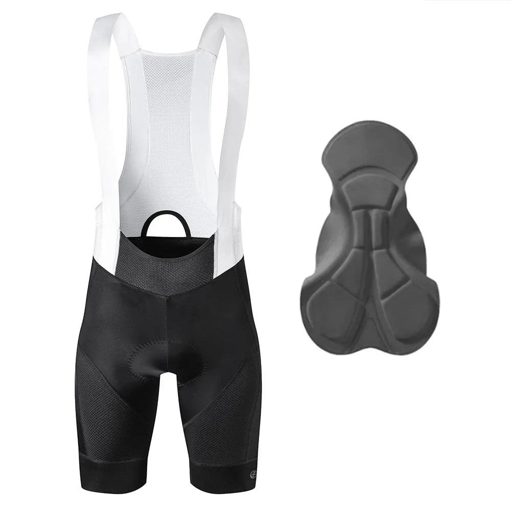 YKYWBIKE Cycling Bib Shorts Men Quick Dry Outdoor Road Bike Ride Padded Riding Bib Tights Bicycle Men's Cycling Clothing