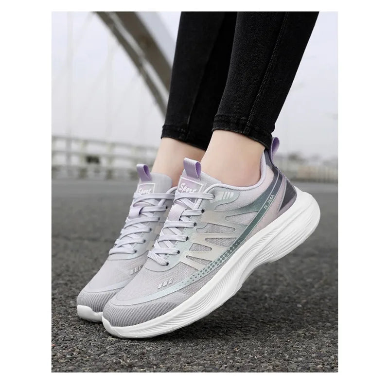 New Women's Breathable Mesh Running Shoes Lightweight Outdoor Sneakers Non-Slip Gym Walking Shoes Fashion Casual Shoes for Women