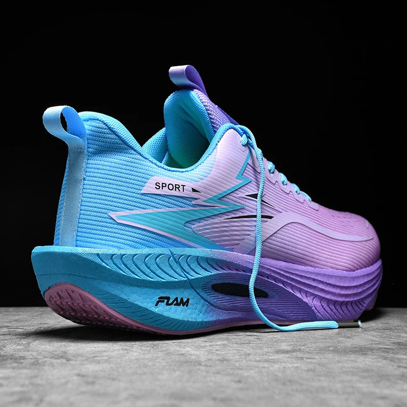 Women’s Fashion Versatile Comfortable Lightweight Running Shoes with Cushioning Technology and Carbon Plate, Unisex Competitive