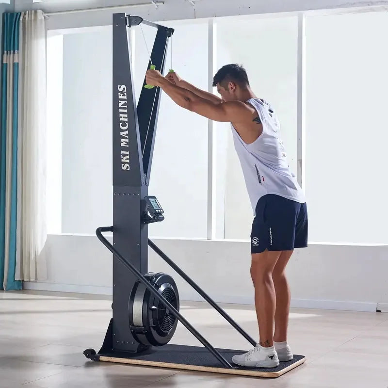 Commercial Cardio Gym Ski Machine Indoor Nordic Ski Trainer Full Body Fitness Workout Equipment