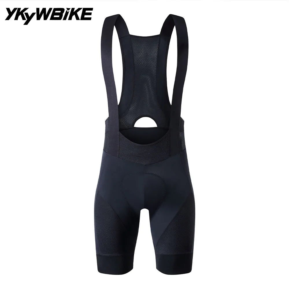 YKYWBIKE Cycling Bib Shorts Men Quick Dry Outdoor Road Bike Ride Padded Riding Bib Tights Bicycle Men's Cycling Clothing