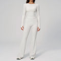 Yoga Set 2PCS Women Tracksuit Sportswear Workout Clothes Athletic Wear Gym Clothing Legging Fitness Top Long Sleeve Sports Suits