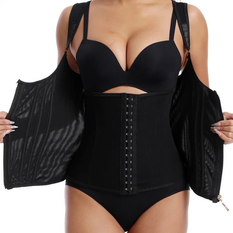 Women's Waist Trainer Corset Tummy Control Shapewear Sweat Belt for Weight Loss Abdomen Slimming Body Shaper