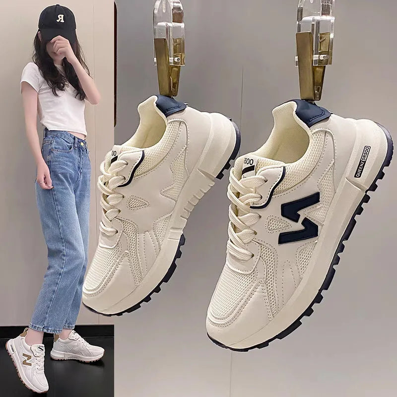 Spring  Sports Shoes for Women Super Hot Versatile Anti slip Casual Women's Shoes Soft Sole Running Little White designer Shoes