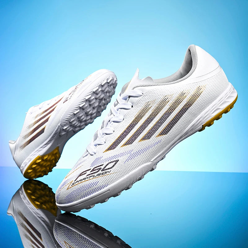 New Men Professional Football Boots Non-Slip TF/FG Boys Sneakers Match Soccer Shoes Ankle Comfortable Sports Shoes Unisex