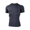 2025 Compressed T-shirt Men's sportswear Running T-shirt Elastic Quick-drying Exercise T-shirt for men exercising in the gym