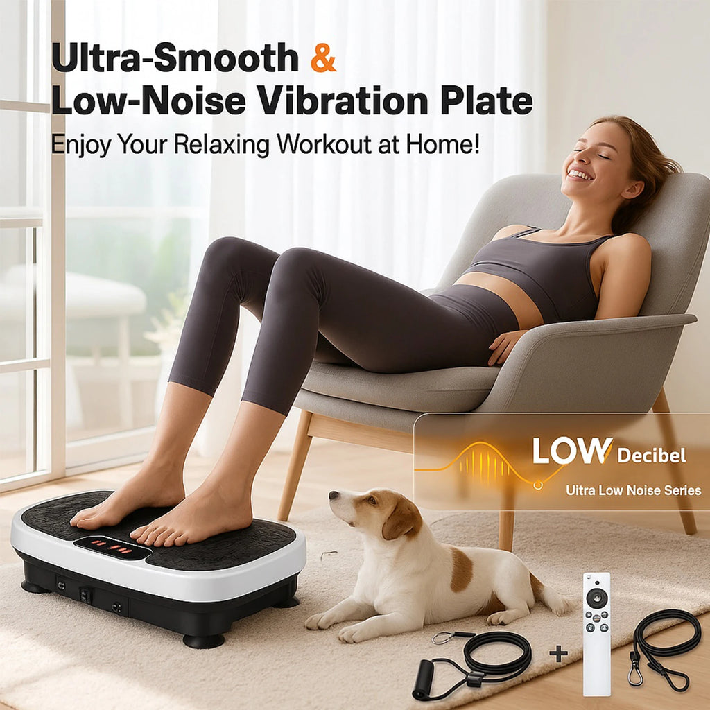 Fat Shaking Machine Bluetooth Full Body Fat-Burning Adjustable Speed Workout Vibrate Stand For Home Training & Fitness Equipment